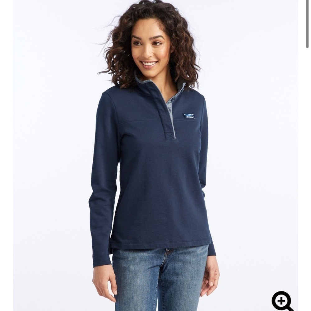 LL BEAN-Women's Soft Cotton Rugby Shirt
